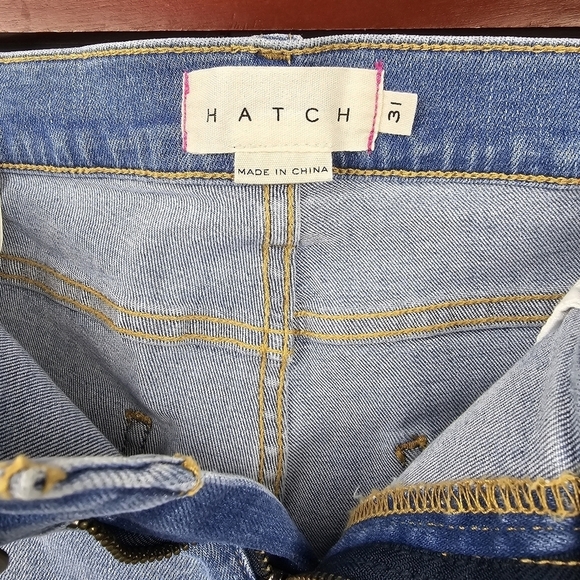 HATCH Under Belly Slim Leg Maternity Jeans Light Wash Womens Size 31 NWT E101806 - Picture 14 of 16